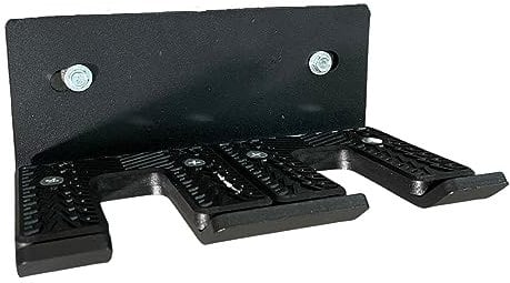RPM Power Barbell Rack - Wandmontierte Langhantelablage für olympische Hantelstangen - Aufhängung & Wandhalterung für Hantelscheiben (Doppelter Langhantelhalter)