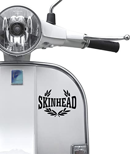 myrockshirt Skinhead Lorbeerkranz Skins Mods rudeboyz PunksAufkleber Sticker Autoaufkleber