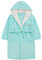 Kids Essentials Personalised Girls Fleece Dressing Gown Bathrobe Younger Teens (Aqua Blue, 2-3 Years)
