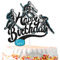 Eishockey-Kuchendekoration mit weißem Glitzer, ideal für Hockey-Party-Dekorationen