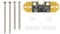 Toaiot Lot de 1 pièce d'imprimante 3D Vorn 2.4 Hotend Pièces d'entrée portable Shape-r V1 avec RP2040 améliorées pour imprimante 3D Vorn 2.4 0.1 Triden-t-
