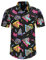 DOOPCCOR 80er Jahre Hemd 90er Jahre Hemden für Herren 80er 90er Disco Retro Casual Button-Down Shirts 80er Jahre Herren Kleidung, 80s-34, XL