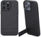Solo Pelle Lederhülle für das iPhone 14 Pro Max in 6.7 Zoll Case Leder Hülle Ledertasche Backcover aus echtem Leder mit Standfunktion Stanford Base (Matt Schwarz)