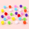 1000 Stück Bunte Mini Pompons zum Basteln 10mm Flauschige Pom Poms Plüschbälle Bälle Kleine Bommeln Filzkugeln für Geburtstag Hochzeit Handwerk Weihnachten DIY Nähen Dekorationen,Bunt