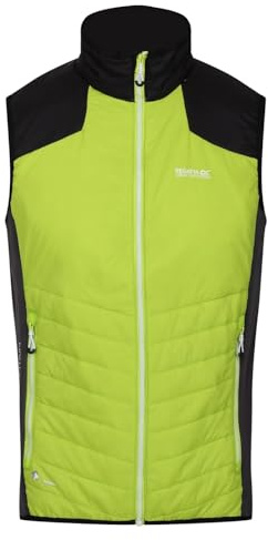Regatta Mens Halton VI Lightweight Body Warmer Gilet, Bright Kiwi/Black, L