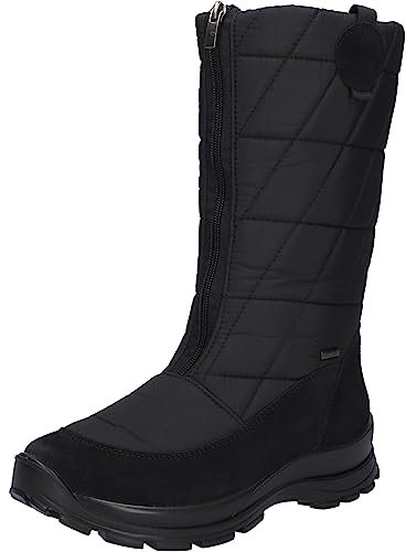 Westland Damen Snowboots Grenoble 04,Weite G (Normal),Wechselfußbett,wasserdicht,Thermostiefel,Moon Boots,Canadians,schwarz,37 EU / 4 UK