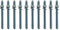10x Remstaler ANKERSTANGE | M8 M10 M12 M16 M20 | Stahl verzinkt/Edelstahl A4 | -HÖCHSTE QUALITÄT- bester Preis (Verzinkter Stahl, M10x300)