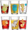 Ritzenhoff & Breker Vasos infantiles con diseño de monstruos y animales del bosque, juego de 6, 205 ml, vasos infantiles impresos con motivos de animales y monstruos, aptos para lavavajillas