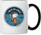 Spreadshirt Peanuts Snoopy I Need My Space Tasse Zweifarbig, One size, Weiß/Schwarz
