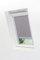 LYSEL - Qualitätsdachfensterrollo abdunkelnd hellgrau Rollo geeignet für Velux Dachfenster C 02, (B x H) 61.30cm x 141.70cm in grau/hellgrau