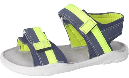 RICOSTA Mädchen und Jungen Sandalen Sydney, Kinder Sommerschuhe, Weite: Mittel, Barfuß-Schuh,vegan, Strandschuhe, Nautic/Ozean (170), 27 EU