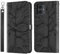 Rostsant Funda para Motorola Moto G14 2023 Árbol en Relieve Carcasa de Cuero PU Motorola Moto G14 2023 Cartera Magnético Funda Teléfono Billetera para Motorola Moto G14 Negro