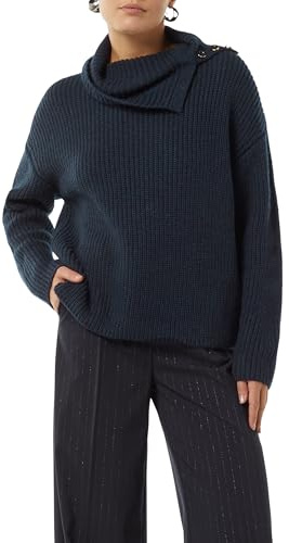 Comma Rollkragenpullover mit Zierknöpfen