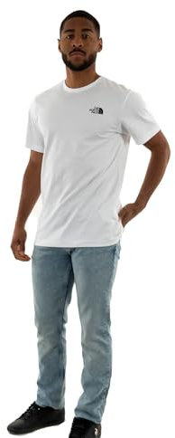 THE NORTH FACE NF0A87NVFN4 M S/S Box NSE Celebration Tee T-Shirt Herren TNF White Größe XL