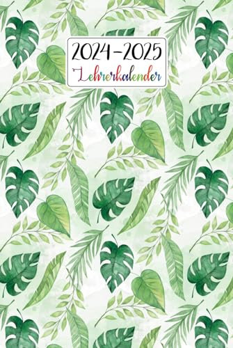 Lehrerkalender 2024/25 A5: Elegante Semeterplaner und Unterrichts-Planer, 143 Seiten inkl. vielen Extras, 1 komplette Woche auf 2 Seiten, Schuljahr 24/25