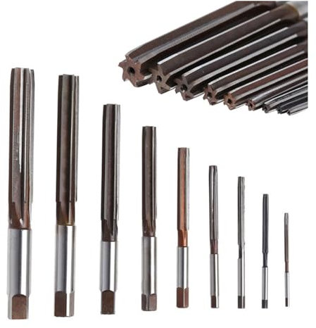 REHOSE 1PC 3-42mm Hand Reibahle Präzision H8 9SiCr Gerade-schaft Engineering Werkzeuge (3/4/5/6/7/8/9/10/11/12/13/15/20/22/25/30/32/35 /40mm) (Size : 20mm)