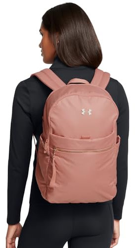 Under Armour UA Studio Campus BP Mochila, Canyon Pink/Metallic Gold, One Size Unisex Adulto