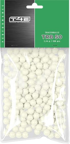 T4E Performance TRB 43 Tracerballs, .43, 0,74 g, 100 Stück | Weiße Tracerballs im Kaliber