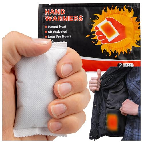 SULPO Handwärmer - Luftaktivierte Taschenwärmer, 8 Stunden warme Hände, 12 Paare - Wärmepads für Handschuhe & Finger Wärmer, Ideal für Outdoor-Aktivitäten und kalte Tage