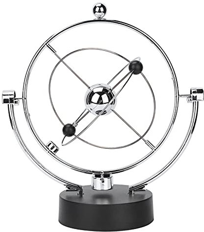 Tyenaza Kinetic Art Asteroid Electric Astronomy Kit Perpetual Motion Desktop-Dekoration A603, zum Stressabbau im Büro (21,8 x 10,5 x 24 cm)