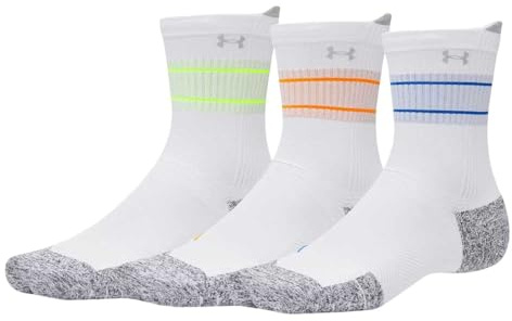 Under Armour Unisex Ua Ad Run Cushion 3pk Crew Unisex-Socken (3er Pack)