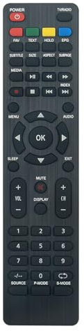 ALLIMITY Télécommande Compatible avec Polaroid TV 19R4PR003 32R4PR003 32R4PR004 32R4PR005 BQL32R4 TDL22F4PR001 TDL32R4PR001 TDL40F4PR001 TDL40R4PR001 TQL4054PR001