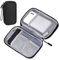 Small Travel Cable Organiser Bag, Portable Travel Pouch Electronics Travel Organizer Carry Bag, Universal Cord and Gadget Storage Bags for Cables Charger Power Bank Earphone USB Drive Hard Disk