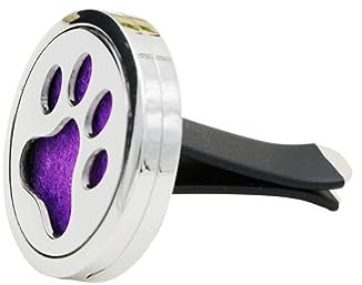 OUNONA 2stücke Dog Palm Shape Auto Duftspender Clip Aromatherapie Diffusor Mit Zufälligen Filz-pads Für Auto Luftverbesserung Für Einen Angenehmen Fahrraum