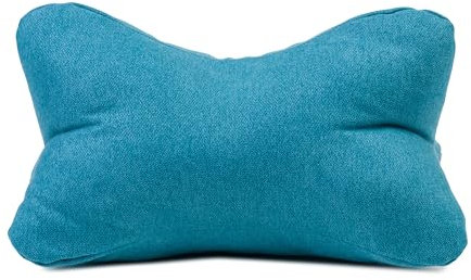 Gözze - Kuschelweiches Lesekissen Darco, Ideal als Sofakissen oder Leseknochen, 40 x 25 cm - Petrol