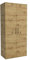 Brent - Kleiderschrank Klein Harrow 1, Mehrzweckschrank 80 cm Breit, Kleiderschränke 180 cm Hoch, Schlafzimmerschrank, Allzweckschrank, Garderobenschrank, Kleiderschrank - Artisan Eiche