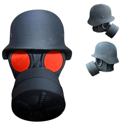 Anhängerkupplungskappe,Schutzkappe für die Anhängerkupplung,Anhängerkupplung in lustiger Gasmasken-Helm-Form,Staub- und Wasserdicht,Schutzabdeckung für die Anhängerkupplung (Rot)