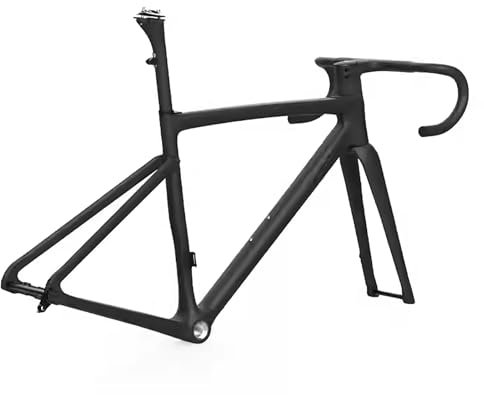 Carbon Rennrad Rahmensatz, Fahrrad Rahmen, Interne Verlegung Rahmen Leichtgewicht, Scheibenbremse, Fahrrad Rahmensatz Carbon Rennrad Rahmen(52cm)