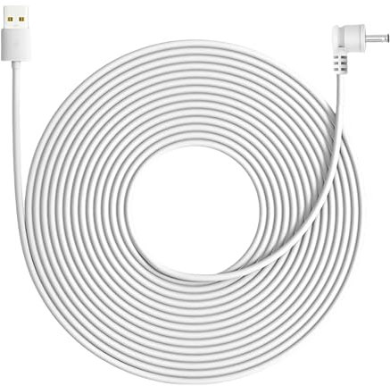 Javoryxh Practical Weatherproof Power Charging Cable For NEST Cams Camera Models Indoor And Outdoor Use 5.2m/7.6m/10m Length