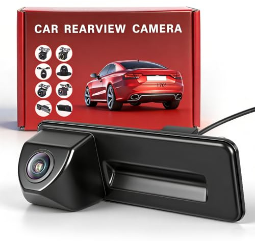 HD 1080P Auto Rückfahrkamera Ersatz für Skoda Fabia Audi A1 A3 2012-2015 Yeti Superb Roomster 2010-2016, 170 Grad Weitwinkel Auto Nachtsicht Rückfahrkamera Parkkamera Wasserdicht