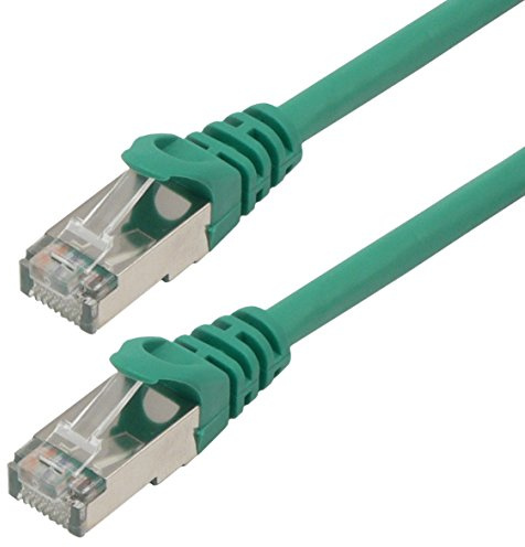 MCL 3 m Cat 6 F/UTP Patch-Kabel – Grün