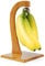 Relaxdays Bananenhalter SHELDON HBT 28,5 x 16 x 16 cm dekorativer Bananenständer aus Bambus für die Küche zum Aufhängen von Bananen, Weintrauben, Tomaten und anderem Obst stabiler Obstständer, natur
