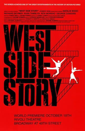 West Side Story-Poster, Broadway Theater Play, 28 x 43 cm, Masterposter Druck, 28 x 43 cm