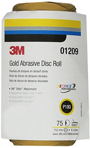3M Stikit Gold Disc Roll, 01209, 6 in, P180