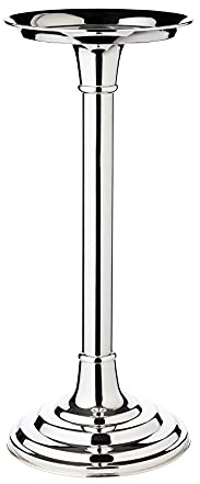 Sektkühler Ständer 57cm hoch für Champagnerkühler mit 18 cm Stellfläche versilbert
