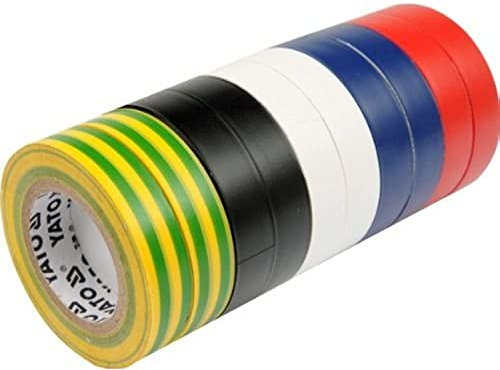 INSULATION TAPE MATT 0.13MM 19MMx20M MIX