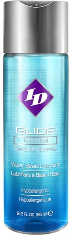 ID Glide Lube Water Based Unflavoured Premium Lubrication for Easy Sex 65ml - Your Premium Water Based Lubes Private Sexual, A Condom Compatible Adult Lubricant for Fantastic Intimate Moments