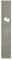 SIGEL GL108 kleine Premium Glas-Magnettafel 12 x 78 cm taupe hochglänzend, SGS geprüft, einfache Montage, Magnetleiste Artverum