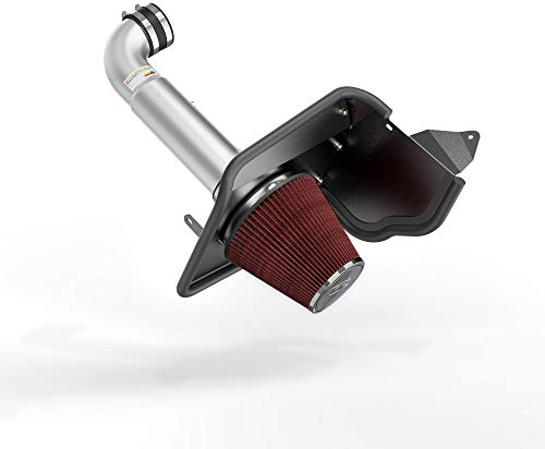 K&N 69-4527 Waschbarer und wiederverwendbarer TS KFZ Sportluftfiltersystem | kompatibel mit Cadillac CTS 3.0 2012-2014 - Silber (69-4527TS)