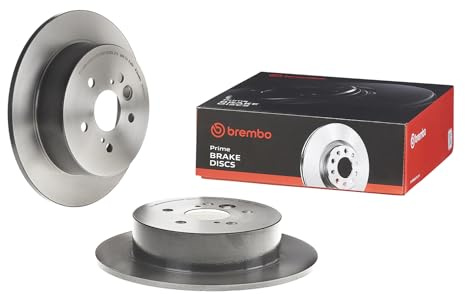 Brembo 08.A333.11 Rear UV Coated Brake Disc, Set of 2