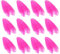 Hoerev Jonglier-Tanzschals 12er-Pack - Mischfarben und einfarbig (ca. 60cm x 60cm),Rosa