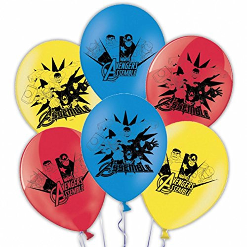 Latex Ballons Marvel Avengers 28cm 6er Pack