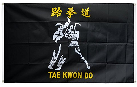 Flaggenfritze® Balkonflagge Taekwondo Tae Kwon Do