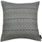 McAlister Textiles Colorado | Kissen mit Füllung in Schwarz | 60 x 60 cm | Gewobenes geometrisches Jaquard Muster | Ethno-Design Deko Kissen gefüllt für Sofa, Couch