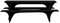 Gastro Uzal Biertischussen, Bierbankhussen, Festzeltgarnitur Hussen Stretch Set schwarz 50x220 cm, Biertischhussen Stretch, Bierzeltgarnitur Hussen
