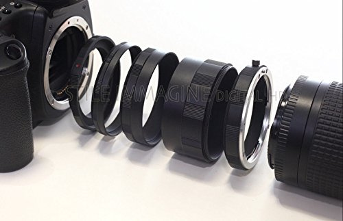 Digital Hd HOSE EXTENSION TUBE SET 5 PIECES FOR NIKON AI AF F compatible 100% METAL
